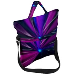 Abstract Background Lightning Fold Over Handle Tote Bag by HermanTelo