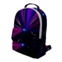 Abstract Background Lightning Flap Pocket Backpack (Large) View1