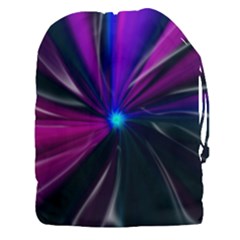 Abstract Background Lightning Drawstring Pouch (xxxl) by HermanTelo