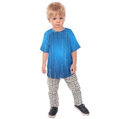 Abstract Line Space Kids  Raglan Tee