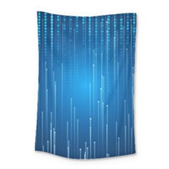 Abstract Line Space Small Tapestry