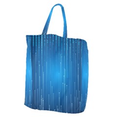 Abstract Line Space Giant Grocery Tote