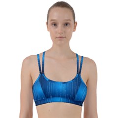 Abstract Line Space Line Them Up Sports Bra by HermanTelo