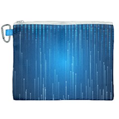 Abstract Line Space Canvas Cosmetic Bag (xxl)