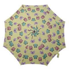 Animals Pastel Children Colorful Hook Handle Umbrellas (small)