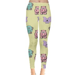 Animals Pastel Children Colorful Leggings  by HermanTelo