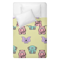 Animals Pastel Children Colorful Duvet Cover Double Side (single Size)