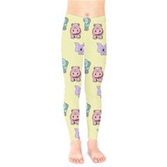 Animals Pastel Children Colorful Kids  Legging