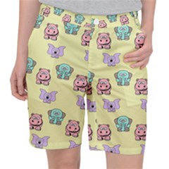 Animals Pastel Children Colorful Pocket Shorts by HermanTelo