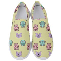 Animals Pastel Children Colorful Men s Slip On Sneakers by HermanTelo