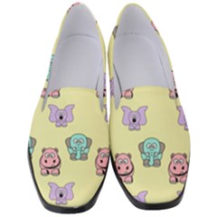 Animals Pastel Children Colorful Women s Classic Loafer Heels by HermanTelo