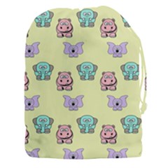 Animals Pastel Children Colorful Drawstring Pouch (xxxl)