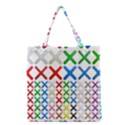 Cancel Button Metallic Metal Set Grocery Tote Bag View1