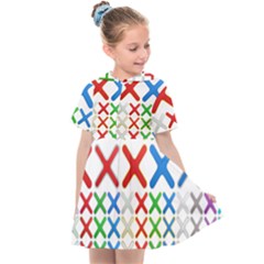 Cancel Button Metallic Metal Set Kids  Sailor Dress