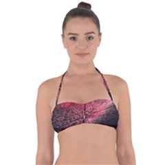 Abstract Background Wallpaper Space Halter Bandeau Bikini Top