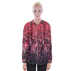 Abstract Background Wallpaper Space Womens Long Sleeve Shirt