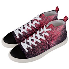 Abstract Background Wallpaper Space Men s Mid-top Canvas Sneakers by HermanTelo