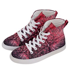 Abstract Background Wallpaper Space Men s Hi-top Skate Sneakers