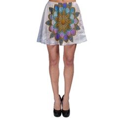 Wonderful Mandala Skater Skirt by FantasyWorld7