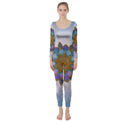 Wonderful Mandala Long Sleeve Catsuit by FantasyWorld7