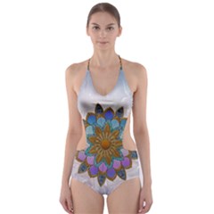 Wonderful Mandala Cut-out One Piece Swimsuit by FantasyWorld7