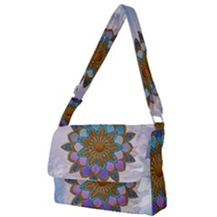 Wonderful Mandala Full Print Messenger Bag by FantasyWorld7