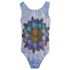 Wonderful Mandala Kids  Cut-out Back One Piece Swimsuit by FantasyWorld7