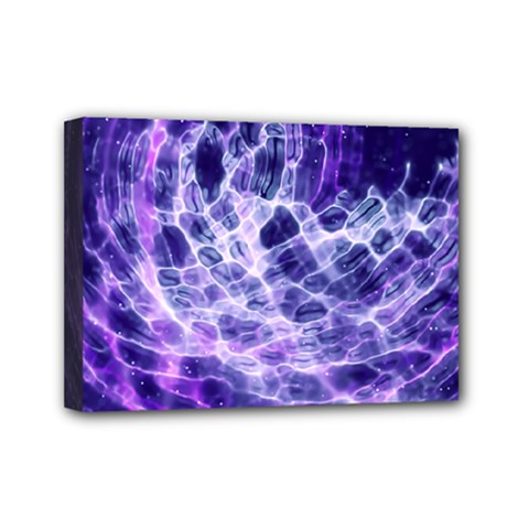 Abstract Background Space Mini Canvas 7  X 5  (stretched)