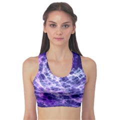 Abstract Background Space Sports Bra