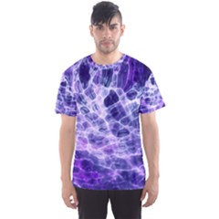 Abstract Background Space Men s Sports Mesh Tee