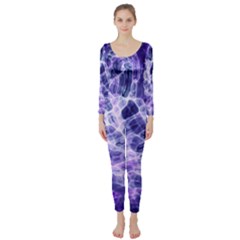 Abstract Background Space Long Sleeve Catsuit by HermanTelo