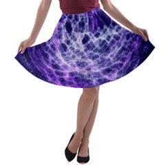 Abstract Background Space A-line Skater Skirt by HermanTelo