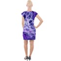 Abstract Background Space Cap Sleeve Bodycon Dress View2