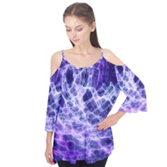 Abstract Background Space Flutter Tees