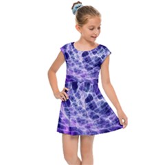 Abstract Background Space Kids  Cap Sleeve Dress by HermanTelo