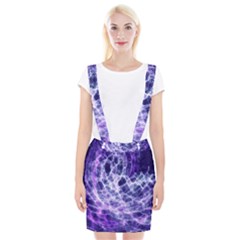 Abstract Background Space Braces Suspender Skirt