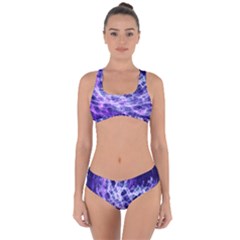 Abstract Background Space Criss Cross Bikini Set