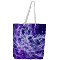 Abstract Background Space Full Print Rope Handle Tote (large) by HermanTelo