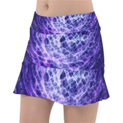 Abstract Background Space Tennis Skirt