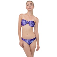 Abstract Background Space Classic Bandeau Bikini Set