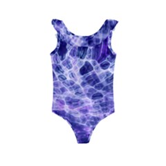 Abstract Background Space Kids  Frill Swimsuit