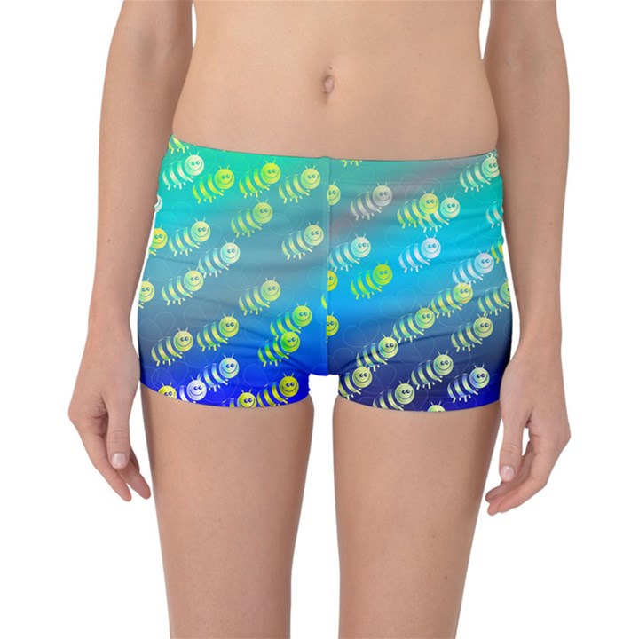 Animal Bee Reversible Boyleg Bikini Bottoms