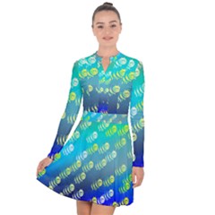 Animal Bee Long Sleeve Panel Dress