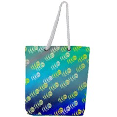 Animal Bee Full Print Rope Handle Tote (large)