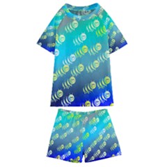 Animal Bee Kids  Swim Tee And Shorts Set