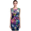 Abstract Background Graphic Space Classic Sleeveless Midi Dress View1