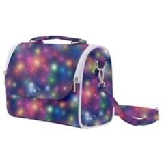 Abstract Background Graphic Space Satchel Shoulder Bag