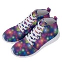 Abstract Background Graphic Space Men s Lightweight High Top Sneakers View2