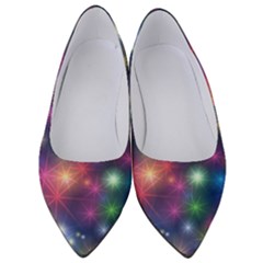 Abstract Background Graphic Space Women s Low Heels