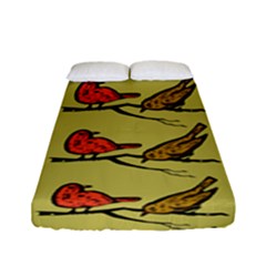 Bird Animal Nature Wild Wildlife Fitted Sheet (full/ Double Size)